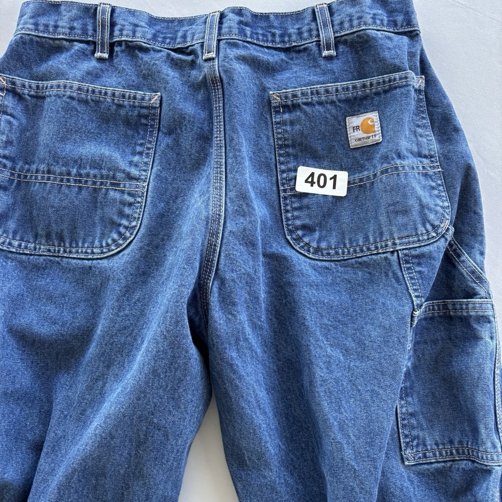 Carhartt FRB13 FR Denim Work Jeans 36x30 NFPA 2112 NFPA 70E‎ ATPV 10.0 - Picture 16 of 16